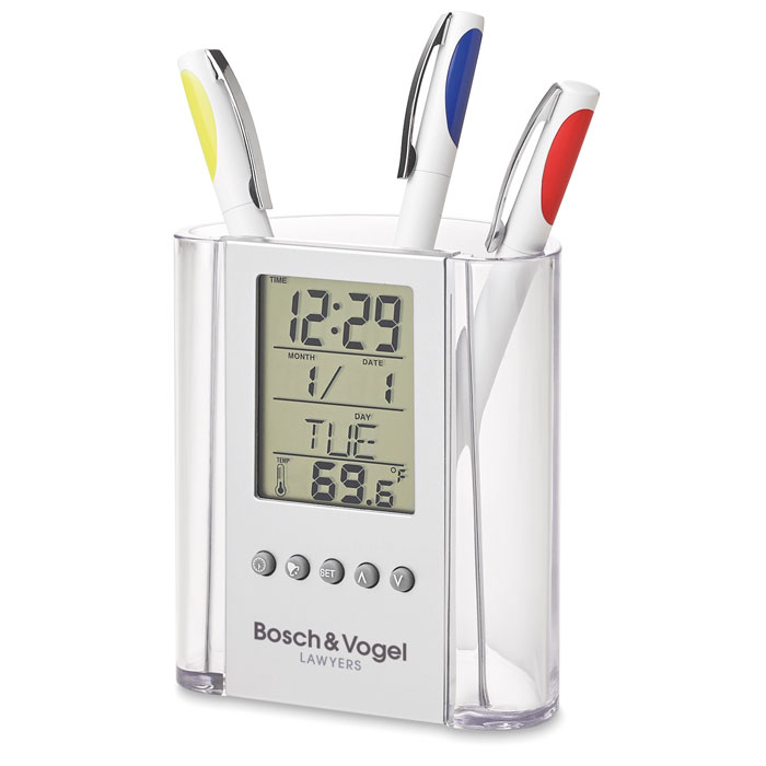 Portapenne con calendario - 2