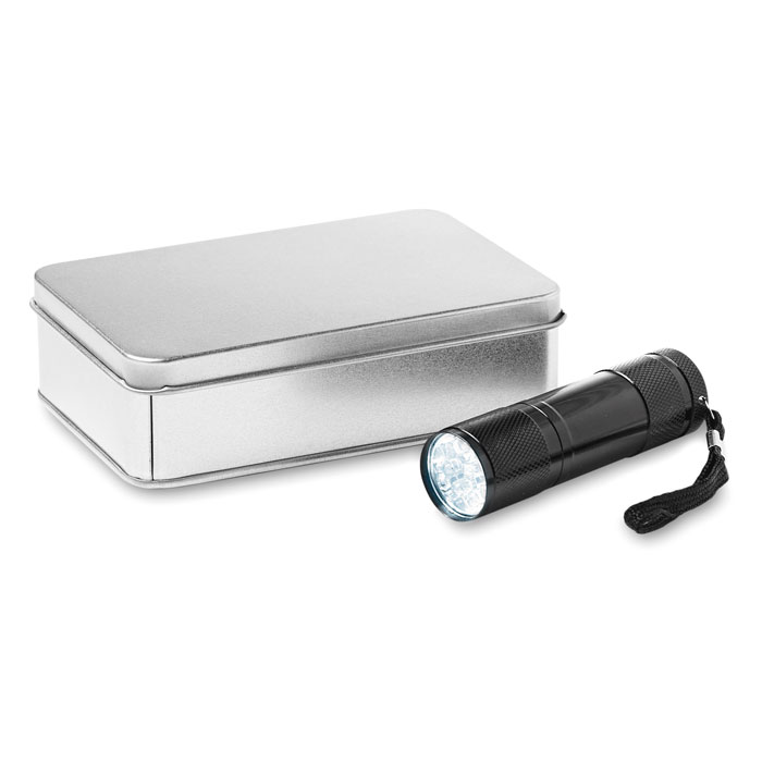Torcia LED confezione latta - 2