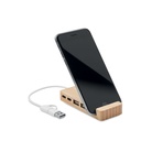 Hub USB a 4 porte in bamboo - 3