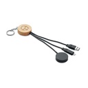 Portachiavi con cavo 4 in 1 60W - 3