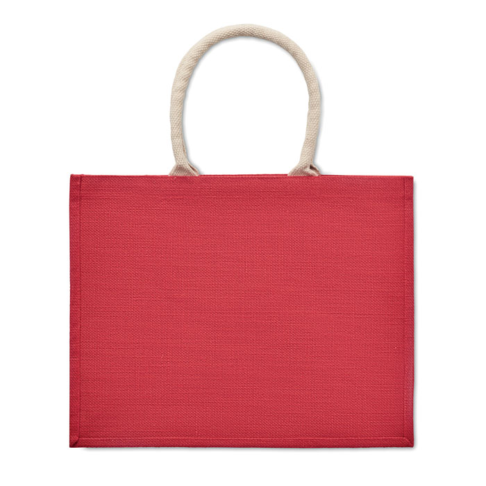 Borsa in iuta. Manici in cotone - 3
