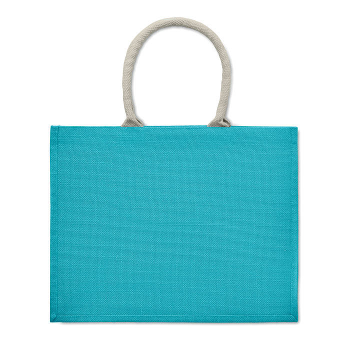 Borsa in iuta. Manici in cotone - 3