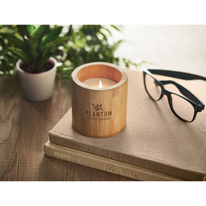 Candela di cera vegetale 160 g - 4