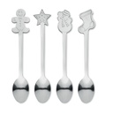 Set: 4 cucchiai da tè natalizi - 3