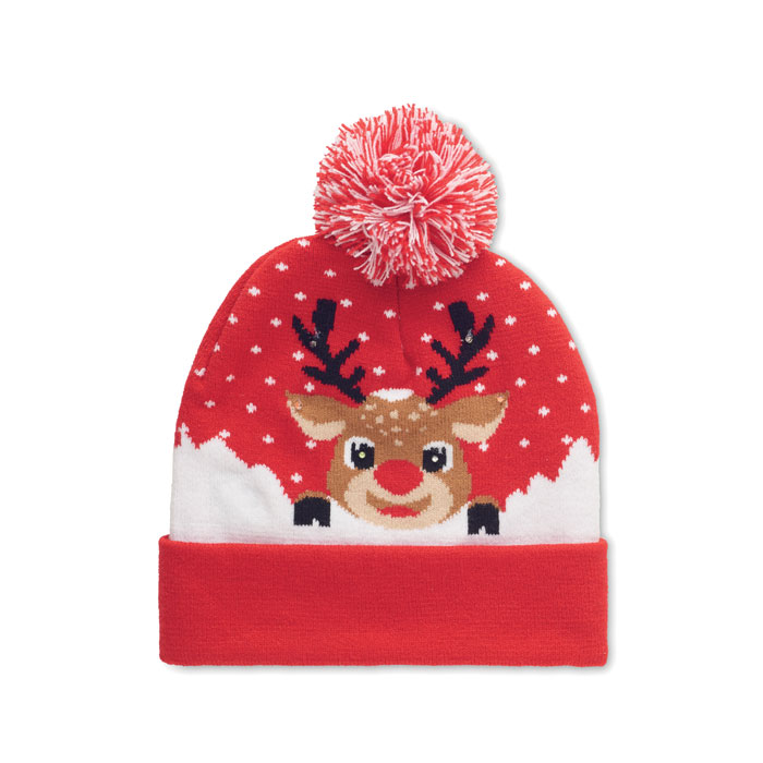 Berretto di Natale con LED - 3