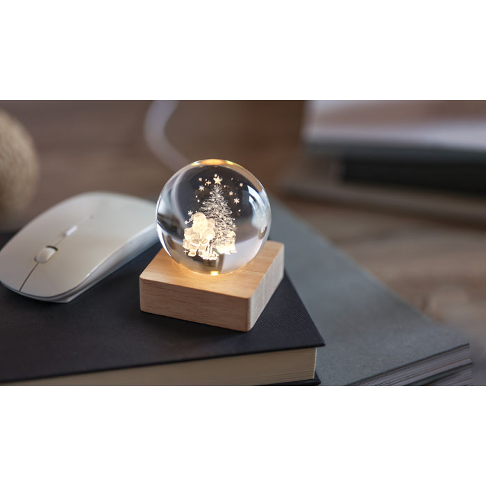 Palla di Natale con LED - 5