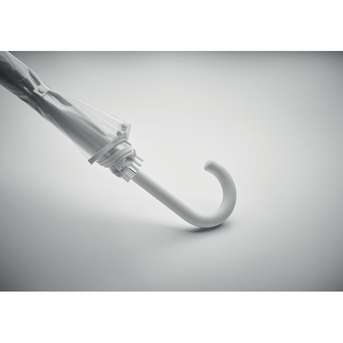 ⌀102cm/23″ ombrello trasparente con manico curvo. - 4