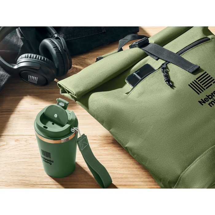 Zaino rolltop in poliestere - 5