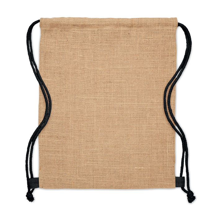 Borsa con coulisse in iuta - 2