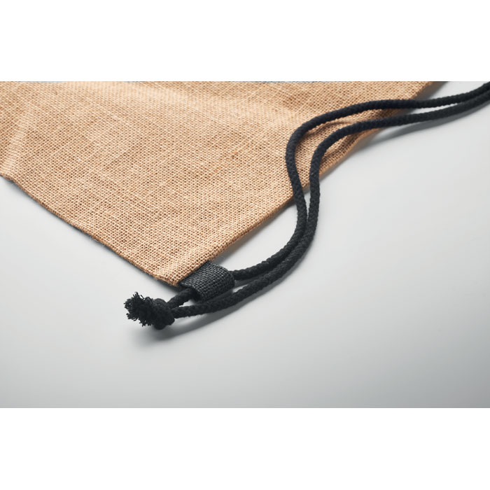 Borsa con coulisse in iuta - 5