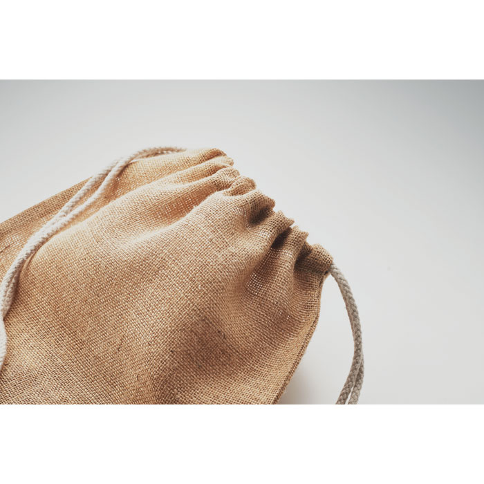 Borsa con coulisse in iuta - 3