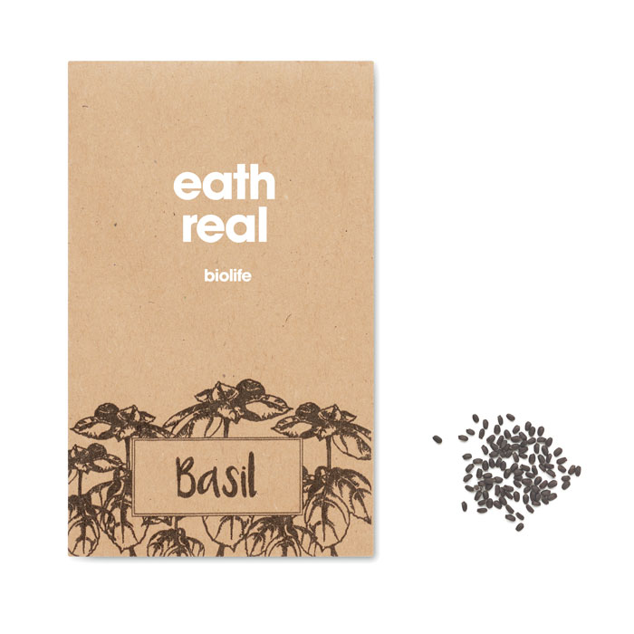 Semi di basilico in busta kraft - 3