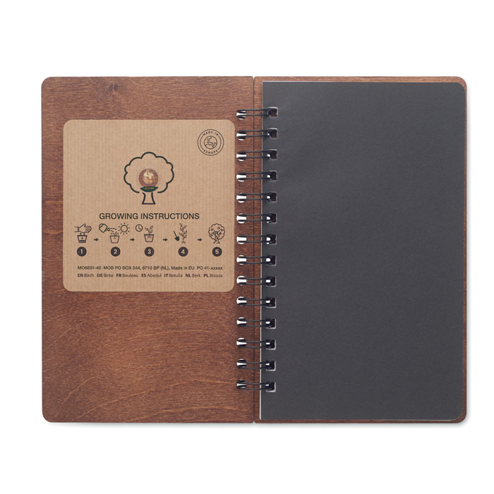 Notebook in betulla A5 - 8