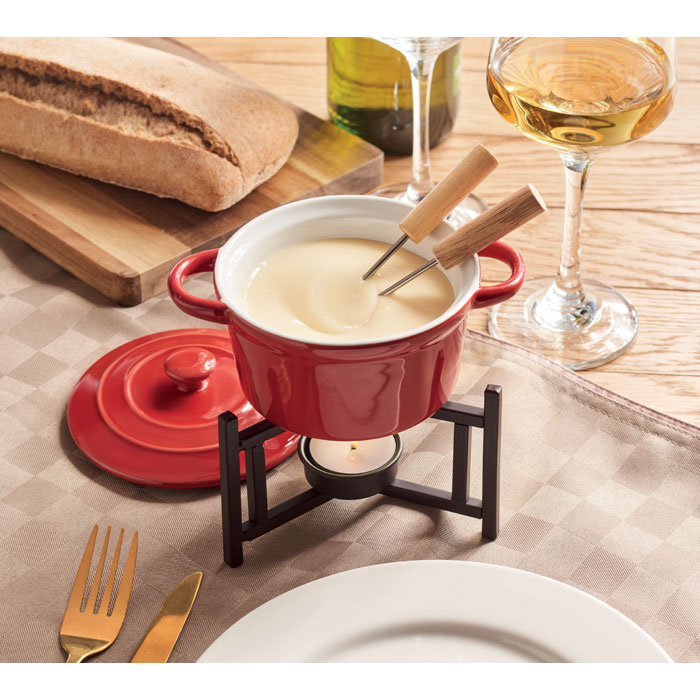 Set fonduta in ceramica 300 ml - 6
