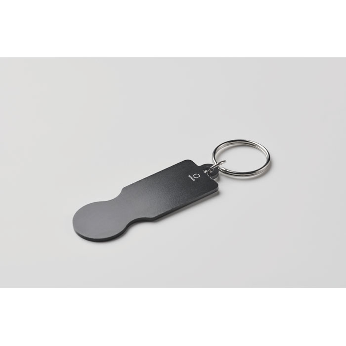Portachiavi con gettone per carrel - 5