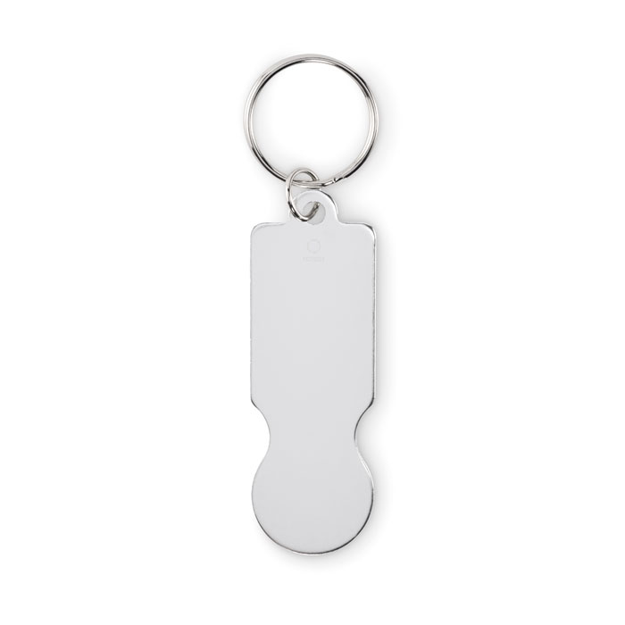 Portachiavi con gettone per carrel - 3