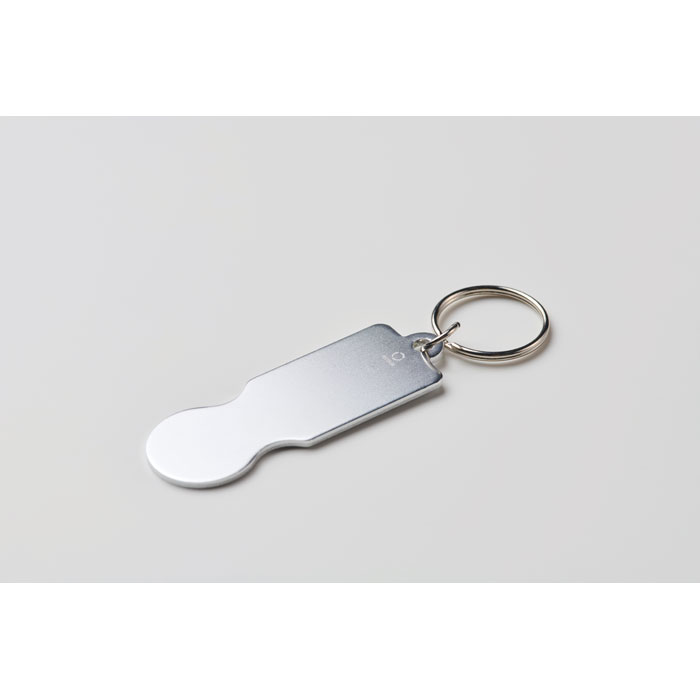 Portachiavi con gettone per carrel - 4