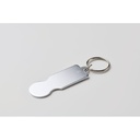 Portachiavi con gettone per carrel - 4