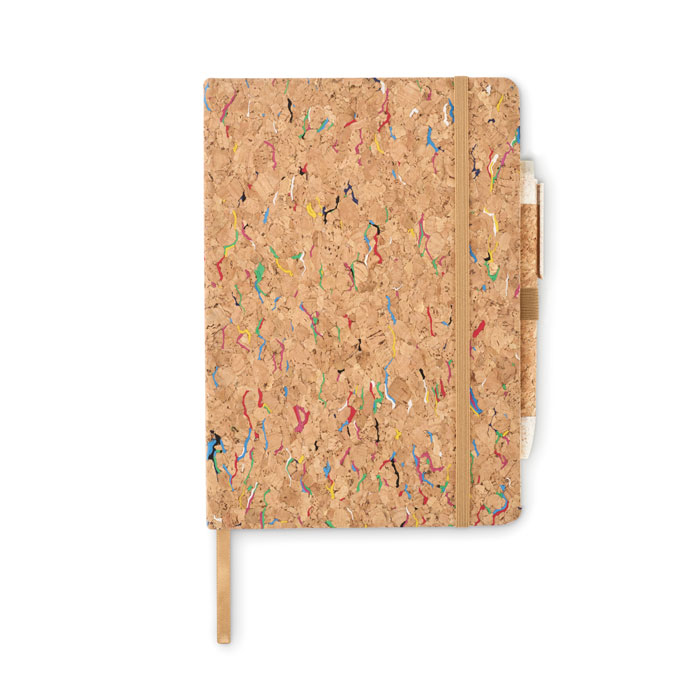 Notebook A5 in sughero colorato - 2