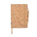 Notebook A5 in sughero colorato - 2