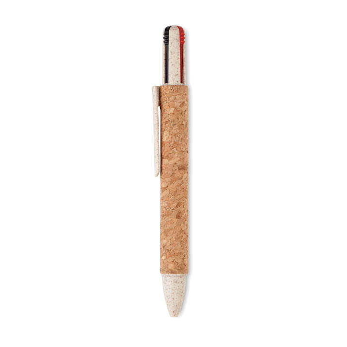 Penna a sfera in sughero con inchi - 3