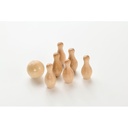 Mini set da bowling in legno di - 6