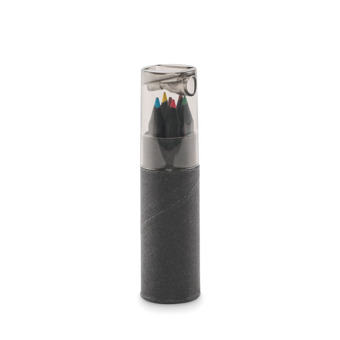 Set 6 matite colorate nere - 2