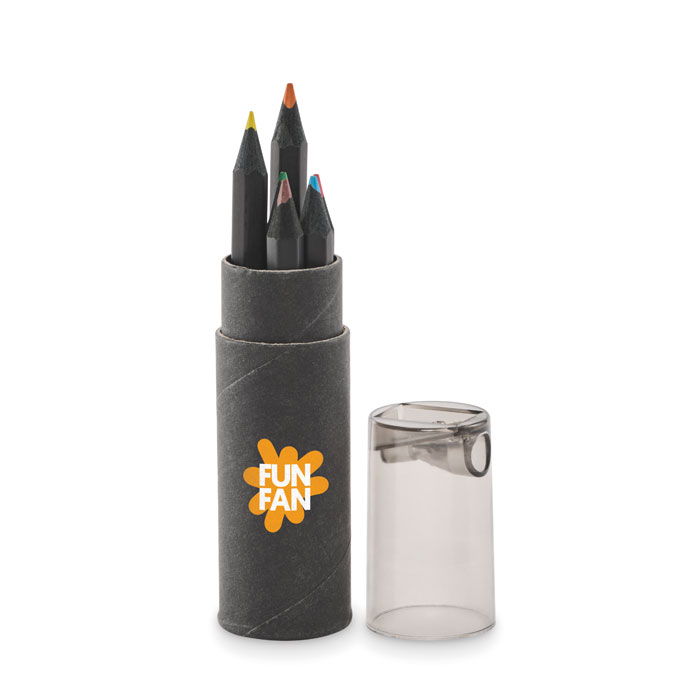 Set 6 matite colorate nere - 3