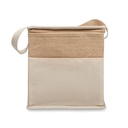Borsa termica in iuta e tela 3L - 2