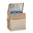 Borsa termica in iuta e tela 3L - 3