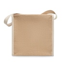 Borsa termica in iuta e tela 3L - 5