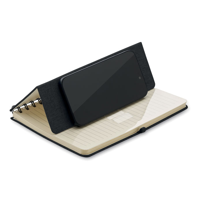 Notebook A5 con supporto per telef - 2