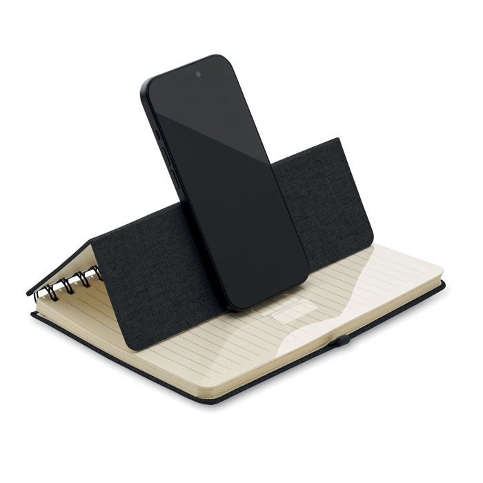 Notebook A5 con supporto per telef - 3
