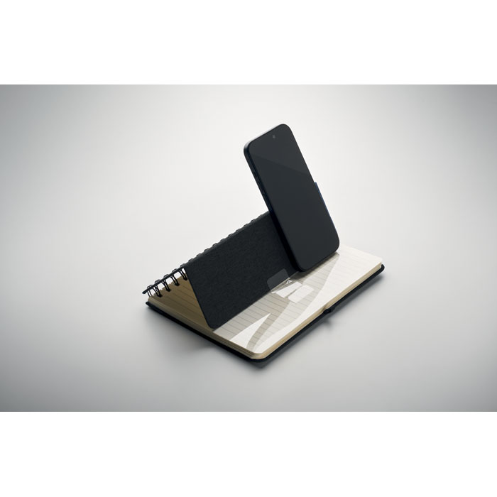 Notebook A5 con supporto per telef - 5