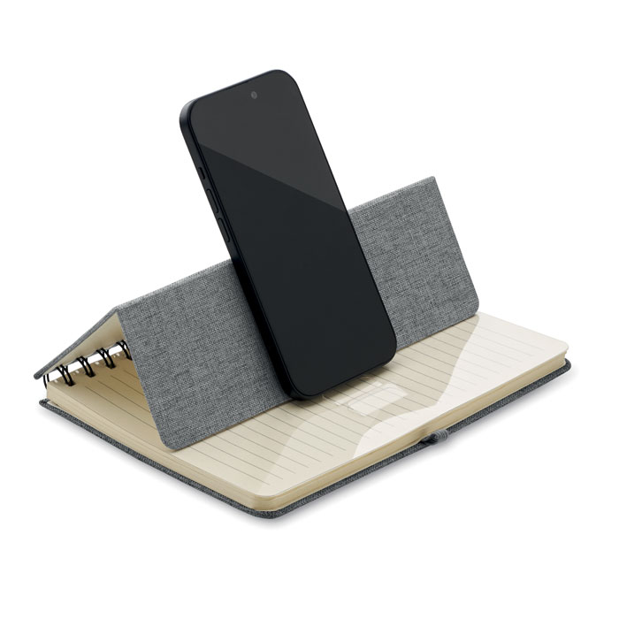 Notebook A5 con supporto per telef - 3