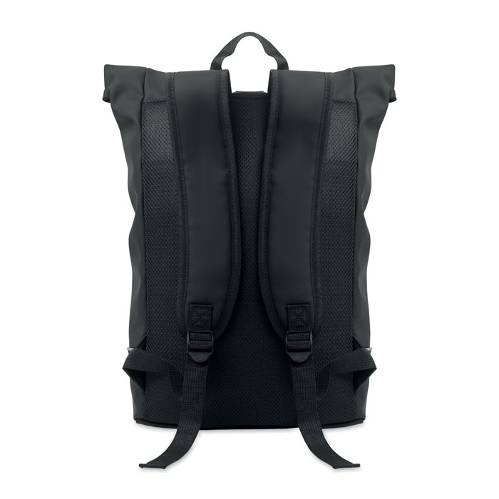 Zaino in PU rolltop per laptop - 2