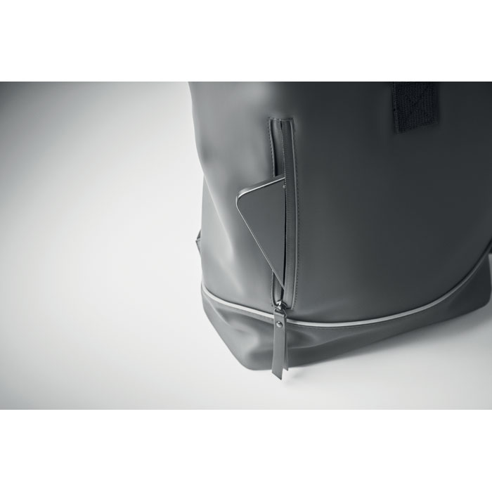 Zaino in PU rolltop per laptop - 3