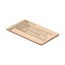 Scheda RFID in bamboo - 3