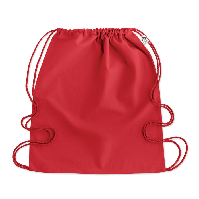 Borsa con coulisse in cotone or - 3