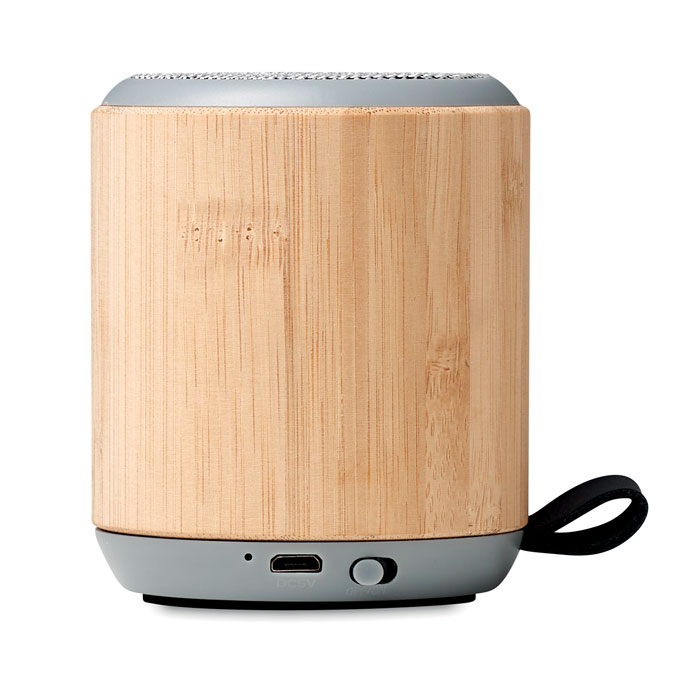 Speaker in bamboo senza fili - 2