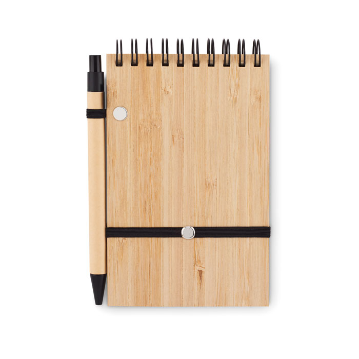 Set quaderno A6 in bamboo - 2