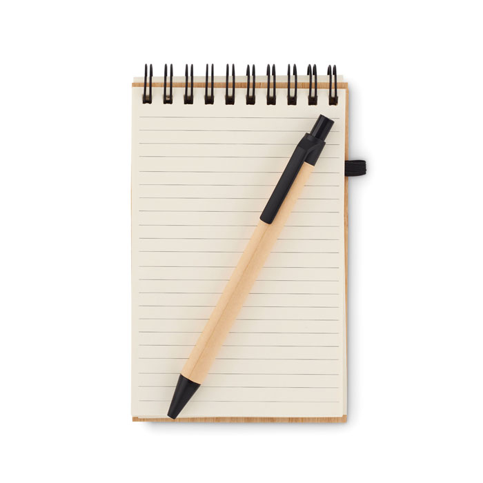 Set quaderno A6 in bamboo - 4