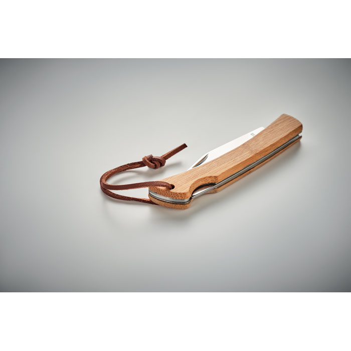 Coltello pieghevole in bamboo - 6