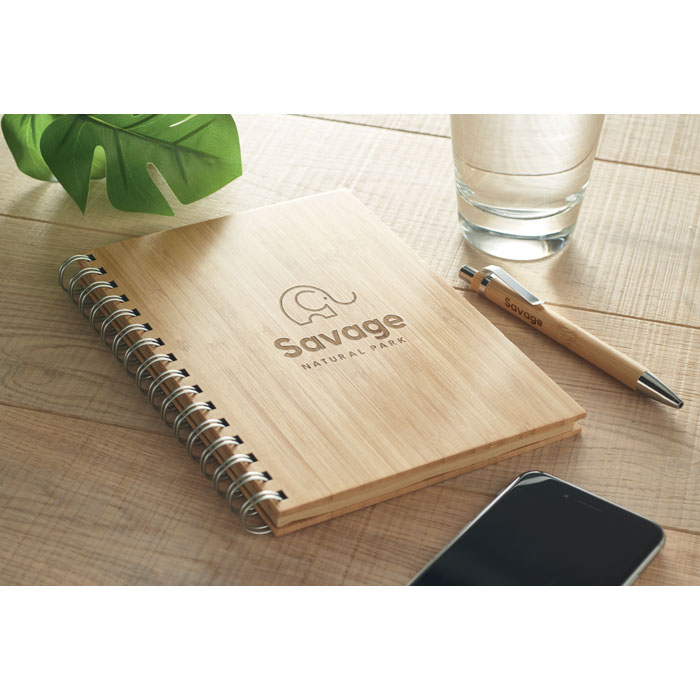 Notebook A5 in bamboo rilegato - 4