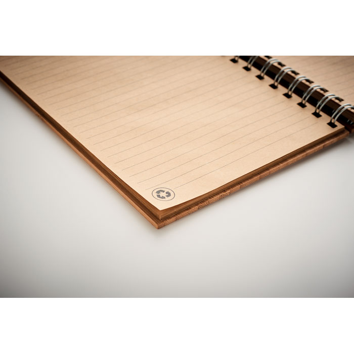 Notebook A5 in bamboo rilegato - 5