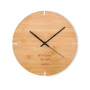 Orologio da parete in bamboo - 5