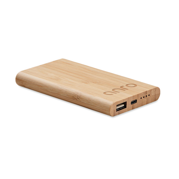 Power bank in bamboo da 4000mAh - 3