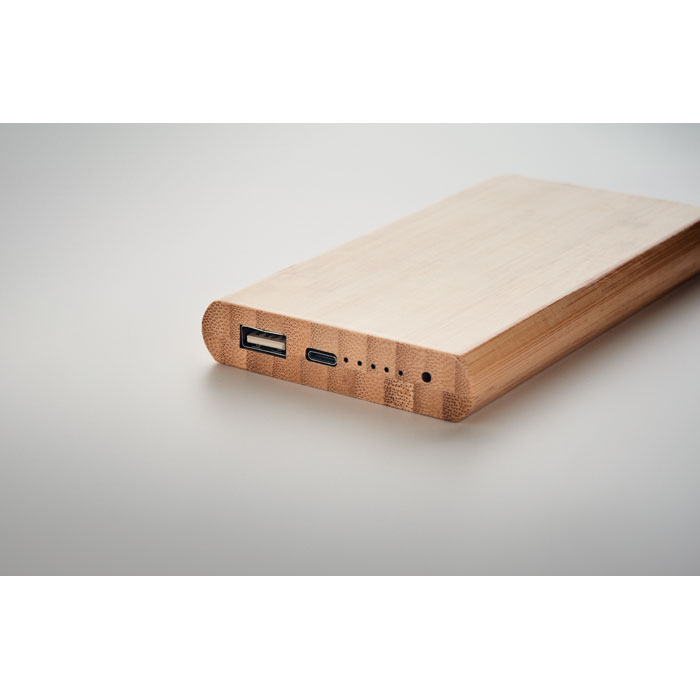 Power bank in bamboo da 6000mAh - 5