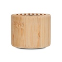 Speaker wireless tondo in bambù - 2
