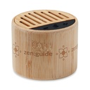 Speaker wireless tondo in bambù - 3